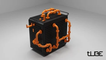 Трубка-крышка для Cooler Master QUBE 500 1