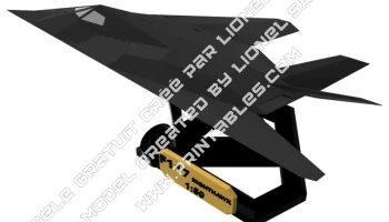 Lockheed Martin F-117 Nighthawk - масштаб 1:80 2