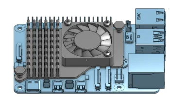 Модель 3D Raspberry Pi 5 1