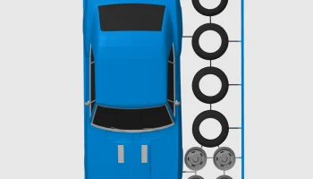 Карта комплекта Chevrolet Camaro RS/SS (масштаб 1:24) 6