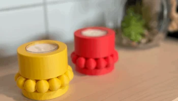 Дизайнерский подсвечник для чайной свечи... 1
