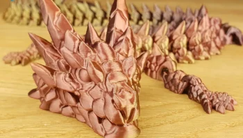 Полностью шарнирный Flexi Dragon с возможностью печати на.. 1