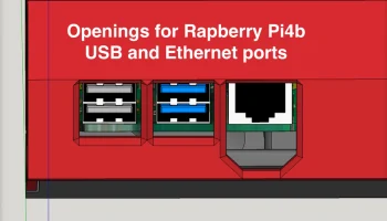 LowRider 3 CNC - корпус блока управления для Raspberry Pi... 3