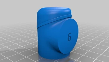 Подвижная модель универсальных роботов UR5 в масштабе 1:3 4
