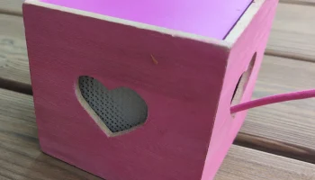 Деревянный футляр с 3D-печатной вставкой для коробки тону... 2
