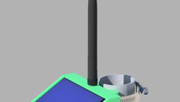 Мештастический солнечный узел - RAK19007 - Fusion 360 / S.. 1