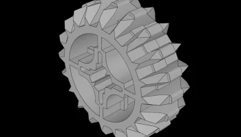 Совместимость с Lego (32269.dat) Technic Gear, 20 зубьев,...