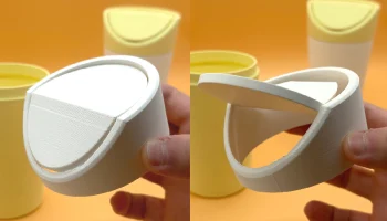 Мини-мусорный бак для 3D-печати для автомобиля и офиса... 2
