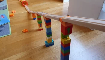 Деревянный поезд (Brio, IKEA...) для адаптеров Duplo (мин...