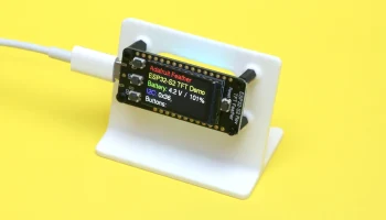 Подставка для Feather ESP32 с обратным TFT............