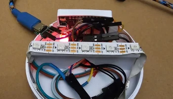 акриловая/3d лампа esp32 d1 с мини-светодиодным основание.. 3