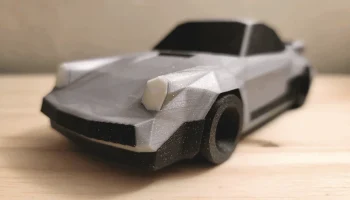Обновленный - низкополигональный Porsche 911 Turbo......