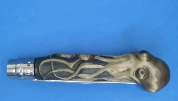 Нож для осьминога Kraken Opinel номер 7 с рукояткой