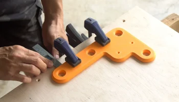 Шаблон для сверления собачьих отверстий для режущей платф.. 1