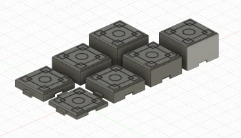 Набор шахмат - элегантный 3D-печатный дизайн с минимальны... 6