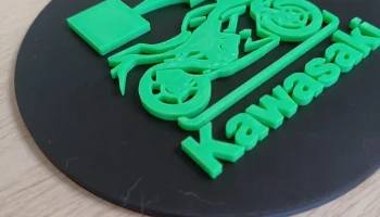 Настенная табличка Kawasaki Racer 1
