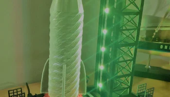 Левитирующая декоративная лампа BFR (большая плавающая ра... 7