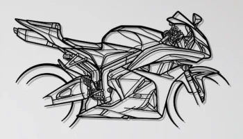 _Honda CBR 600RR Настенное искусство _Honda CBR 600RR Настенное искусство