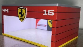 Диорама 1:64 Гараж Феррари 4