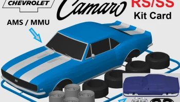 Карта комплекта Chevrolet Camaro RS/SS (масштаб 1:24) 8