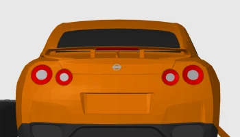 Kit Card Nissan GT-R R35 (масштаб 1:24) 4