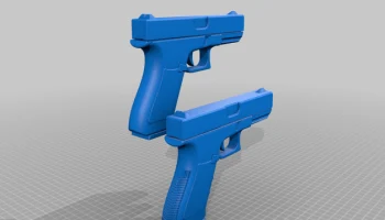 Синий учебный пистолет G17/22