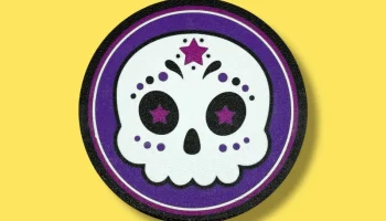 Dia de Los Muertos - День мертвых - набор подставок в вид... 6