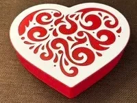 Подарочная коробка в форме сердца ко Дню святого Валентин.. 3
