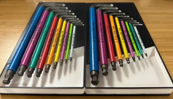 Лотки с L-ключами Gridfinity Wera Hex Plus (метрические и дюймовые) 6