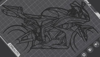 _Honda CBR 600RR Настенное искусство 1