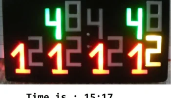 Простые двоичные часы 6