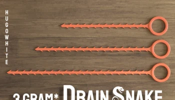 Drain Snake (Прочистка) - 15, 20, 25 см