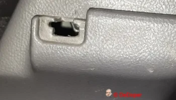 Зажим боковой панели полки для посылок Toyota Celica 2000... 3