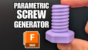 Генератор винтов для 3D-печати для Fusion 360 (оптимизиро...