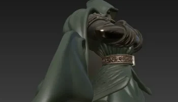 Настольная фигурка Iron Sovereign, похожая на доктора Дум... 1