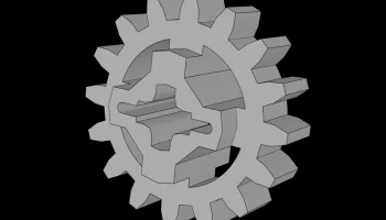 Совместимость с Lego (94925.dat) Technic Gear, 16 зубьев,... Совместимость с Lego (94925.dat) Technic Gear, 16 зубьев,...