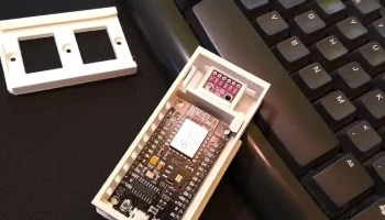 Корпус ESP8266 + BME280 с быстрораздвижным креплением/осн.. 1
