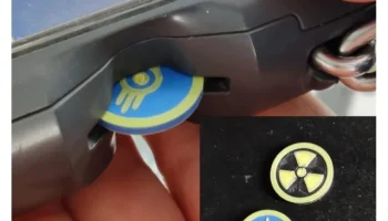 Евро-монета Vault Tec и радиоактивная тележка........