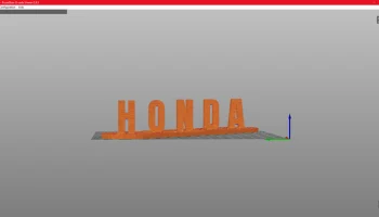 текстовый флип, вдохновленный HONDA POWAA............