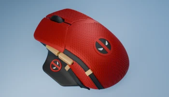Дизайн HyperX Pulsefire в стиле Дэдпула