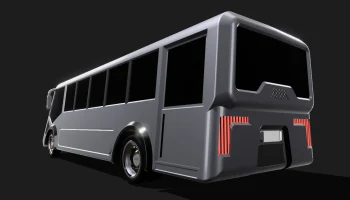 CL1M17 - футуристический электрический городской автобус ... 3