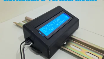 DIN-рейка 16x2 I2C Корпус/крепление для ЖК-дисплея/корпус..
