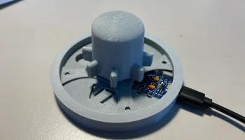 Бетонная ручка громкости с Arduino 4