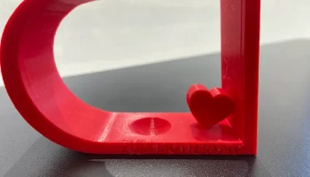 Сердце ко Дню матери / Zum Muttertag Ваза f&uuml;r Reagenzglas.. 2