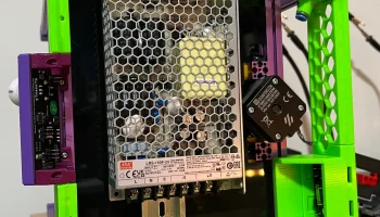 Быстросъемный DIN-зажим для блока питания Voron 0.2 Meanw.. 2