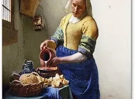 Знаменитое произведение искусства - Доярка - Иоганнес Вер... 1