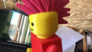 Ирокез (V2) для минифигурки Mega Lego (масштаб 10:1) 1