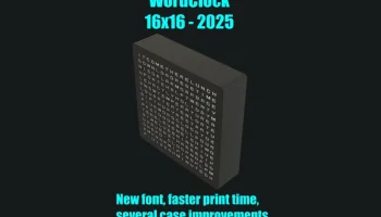 WordClock 16x16 - 2025 г.