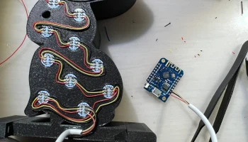 Светящийся пасхальный кролик WLED 5
