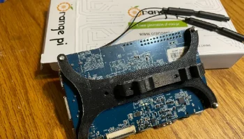 Крепление Voron v0.2 Orange Pi 5 Din 1